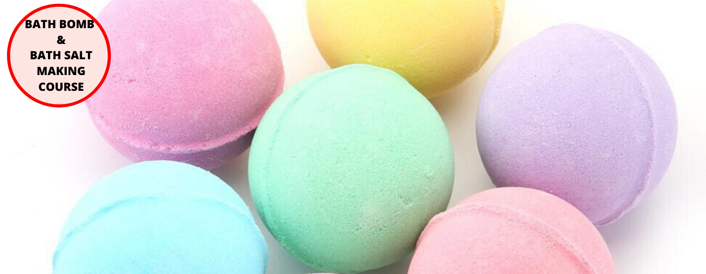 BATH BOMB & BATH SALT MAKING COURSE BANNER